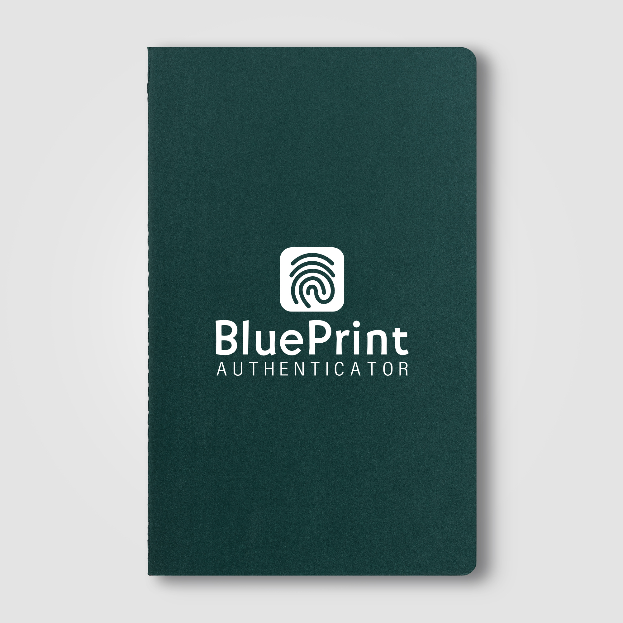 Carnet publicitaire A5 couverture souple papier recyclé Rime Vert 